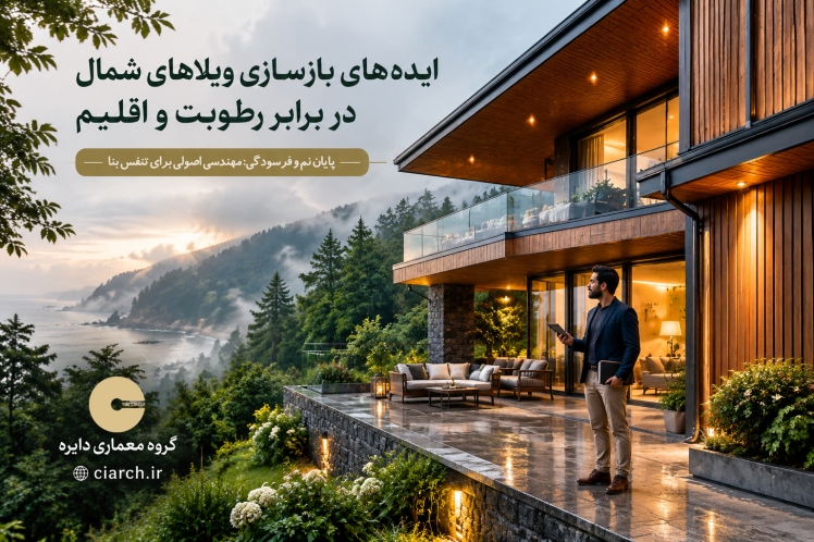 ایده‌های بازسازی ویلاهای شمال برای مقابله با رطوبت