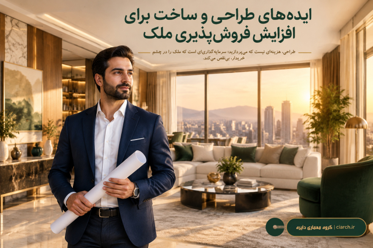 ایده‌های طراحی و ساخت برای افزایش فروش‌پذیری ملک