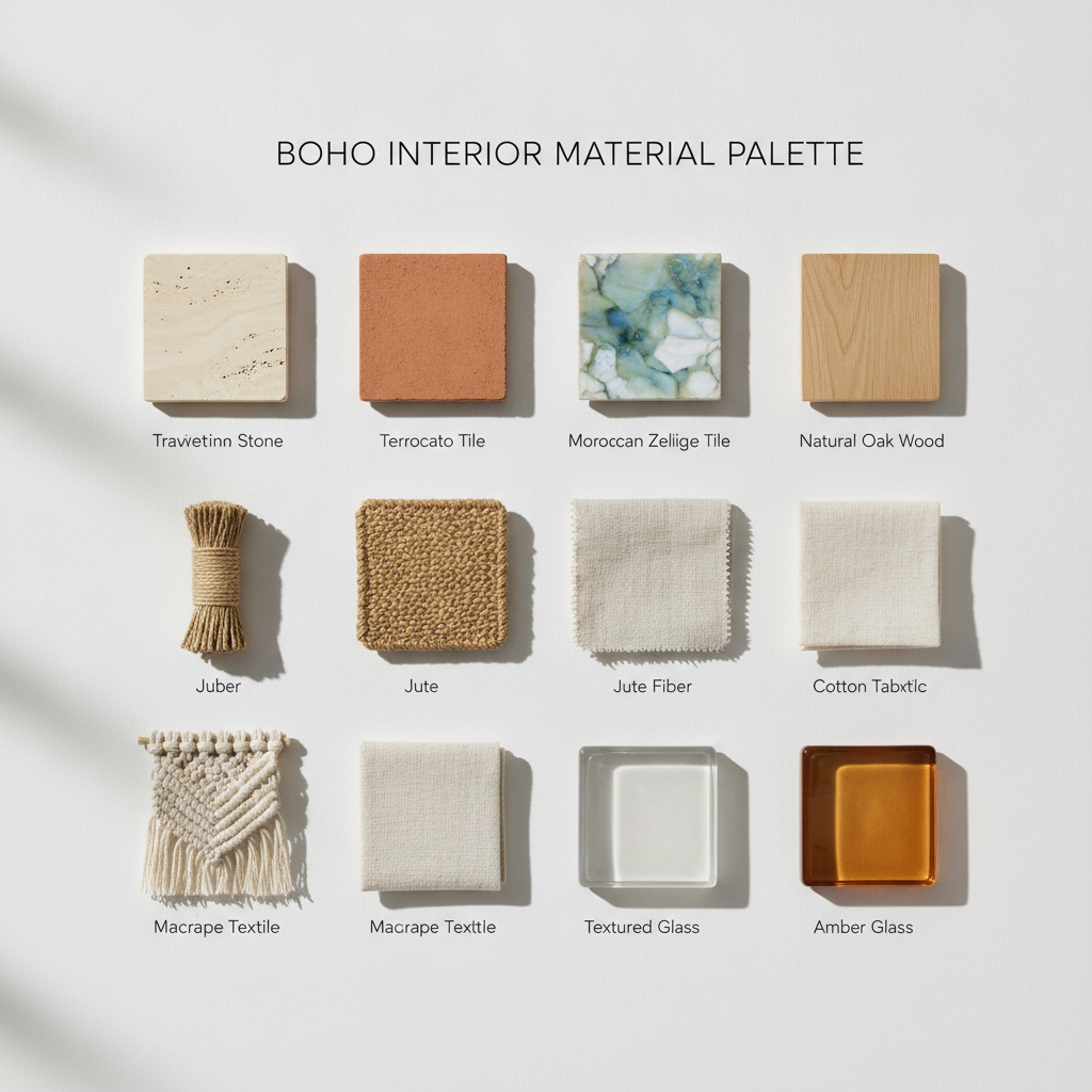 Boho Material Palette