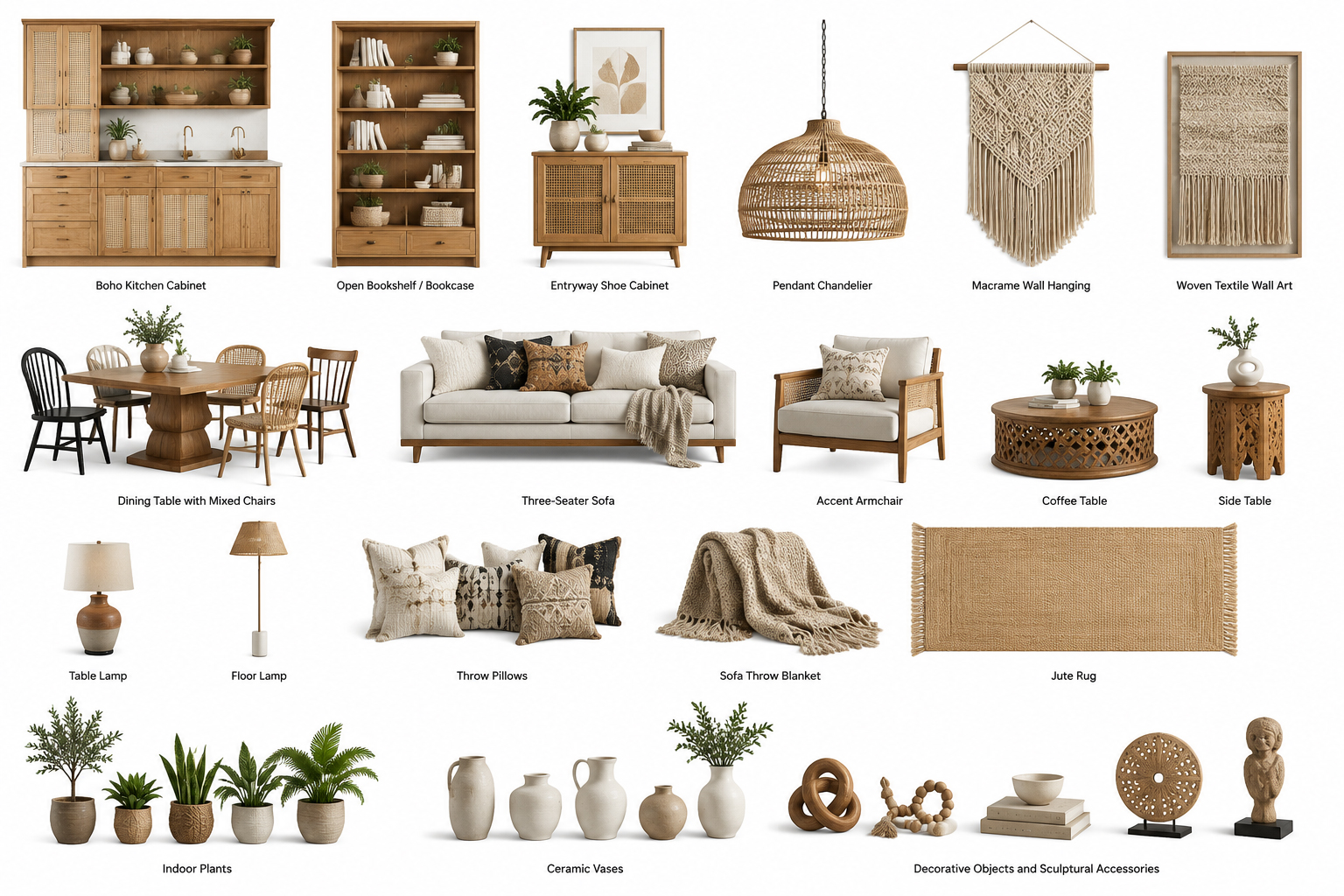 Boho Furniture Palette