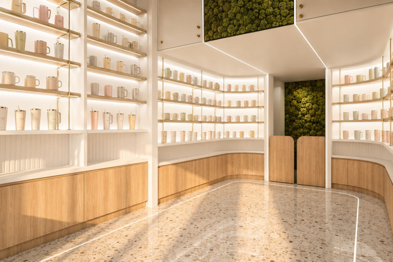 طراحی فضای فروشگاه بخش کانتر فروش و حساب داری